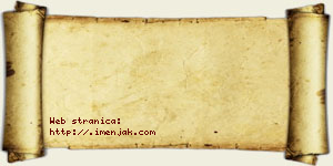 Danijela Bizumić vizit kartica